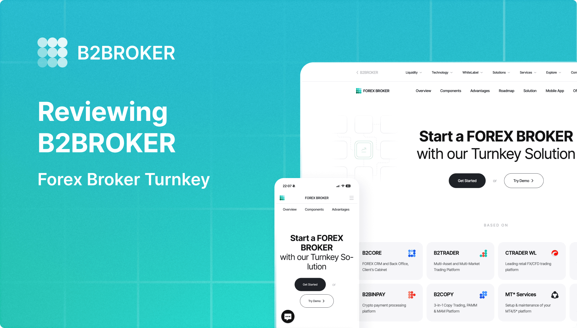 B2BROKER’s Forex Broker Turnkey Solution