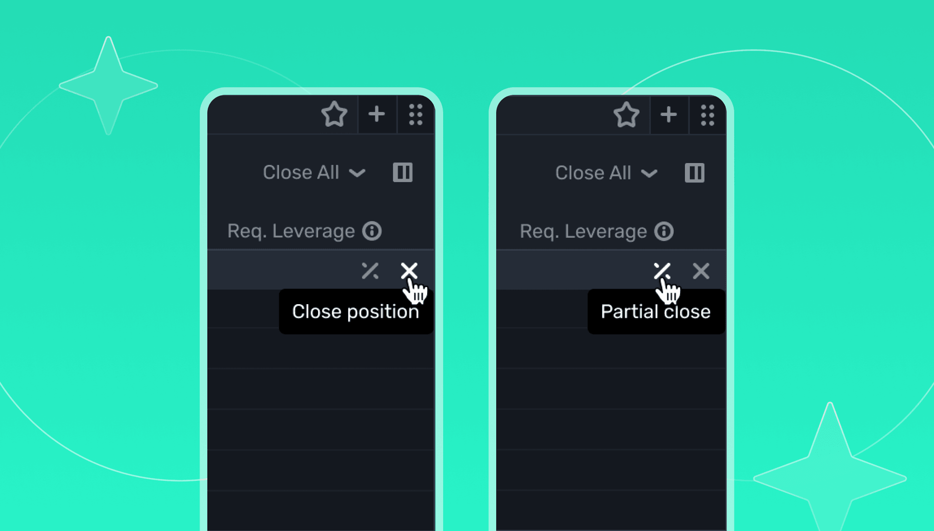 Quick Сlose Button in B2TRADER 2.10.png