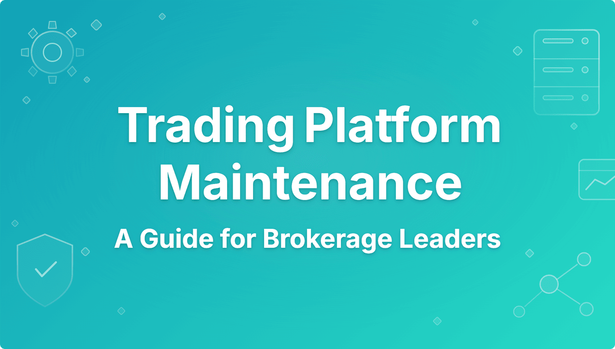 trading platform maintenance guide